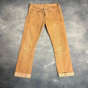 Vintage RRL Ralph Lauren DOUBLE R Womens Khaki Pants Jeans Size 26 Fits 28x28
